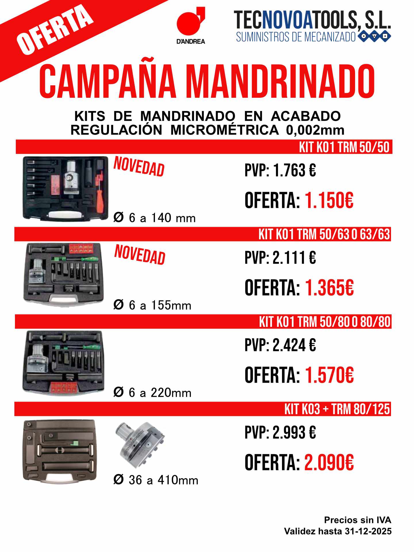 Campaña mandrinado